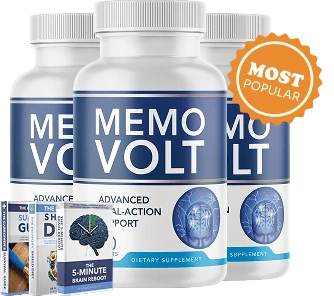 Memo Volt supplement bottles